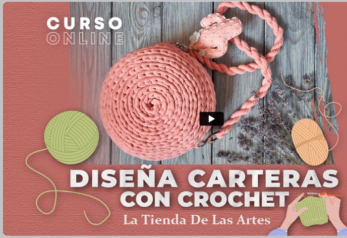 Curso De Diseño De Carteras Con Crochet